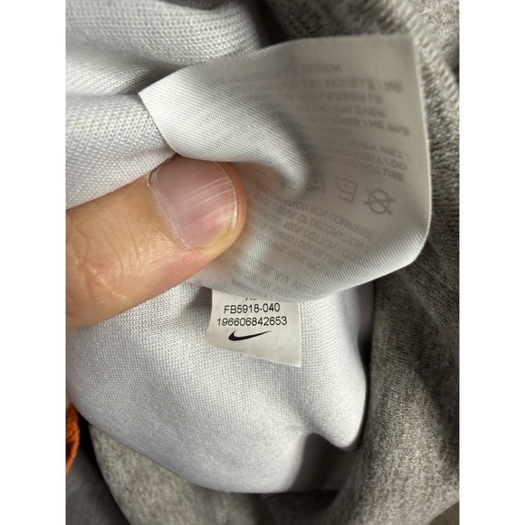 Houston Rockets Nike Sweatshirt Engineered NBA Mens Size XL Gray - Picture 5 of 8